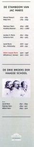 Boekenlegger (stamboom) Boekenlegger (stamboom)