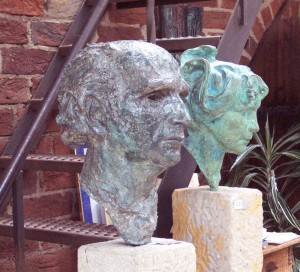 Catnr 195 en ET 1 - Els Tervoort en Busteportret van Jac Maris