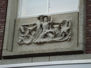 Nijmegen - Burchtstraat (reliëf 2)