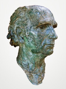 Busteportret van Jac Maris, synthetische steen, h. 485 cm, ges. E.Tervoort