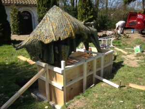 Stier bekisting sokkel