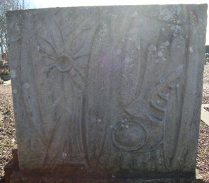 Millingen - Grafsteen Ida van Gils (achterzijde)