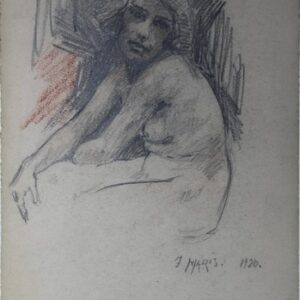 A-016 – 1926 Studie Willy zittend