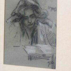 A-018 – 1926 Willy Maris tekening 20×16 coll Derks Heumen