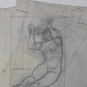 A-091 – Vrouiwelijk naakt met geheven handen