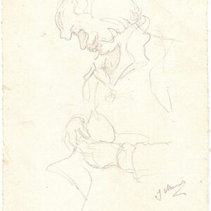 A-092 – Vrouw bezig potlood 224×130