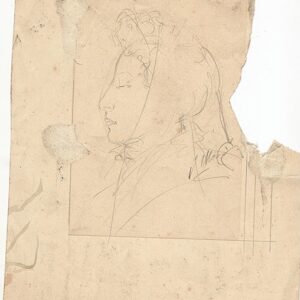 A-094 – Vrouw met sjaal potlood s. J.Maris 237×199