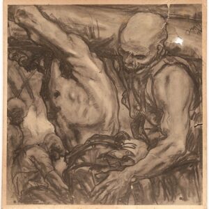 B-001 – 1930 ca arbeid houtskool