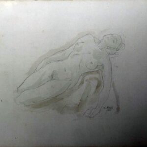 C-063 – Liggend vrouwelijk naakt