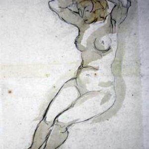 C-084 – Zittend vrouwelijk naakt 5