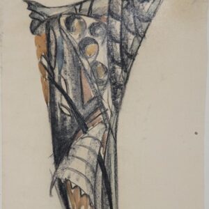 D-073 – Compositie met vis en net (1)