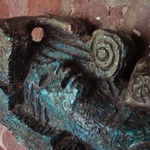 Detail hoofd vrouw