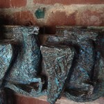Detail galopperende paarden
