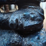 Detail hoofd riviergodin